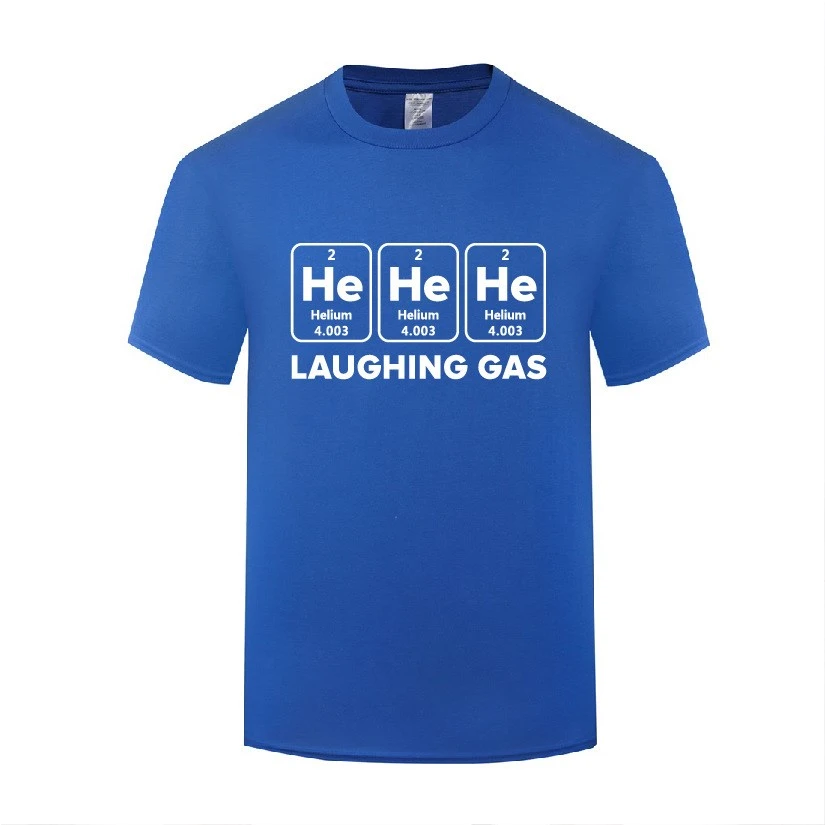 Laughing Gas Helium Cotton Shirt Vintage Men O-neck Summer Short Tshirts Streetwear - Tailor-made T-shirts - AliExpress