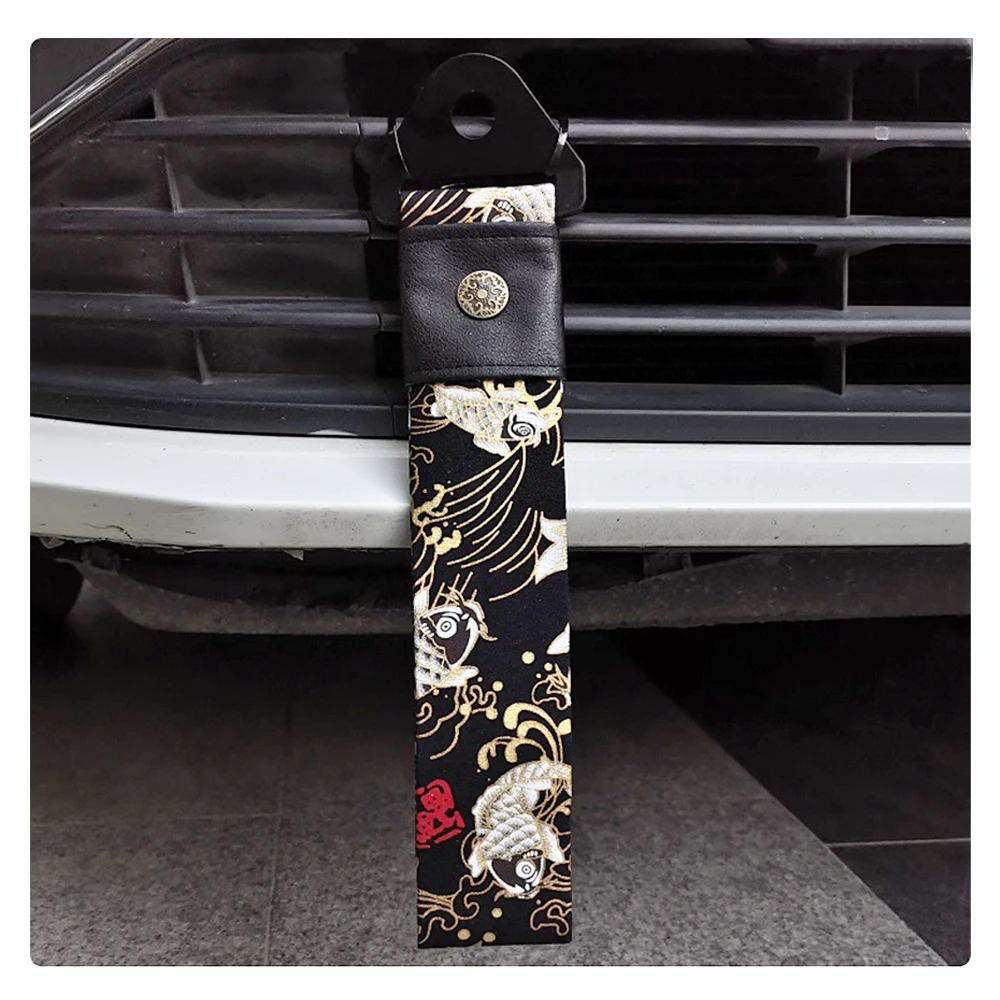 25cm Tow Strap Universal Racing Katana Car Tow Rope/Hook/Towing Bars Without Screws and Nuts car towing rope,car tow cable,car axle straps