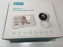 HeimVision-Monitor de bebé HMB33MQ, pantalla LCD de 5 pulgadas, 1080P, visión nocturna, 360 °, PTZ, mando a distancia, Audio de 2 vías, VOX, grabación de cuna, soporte para tarjeta SD