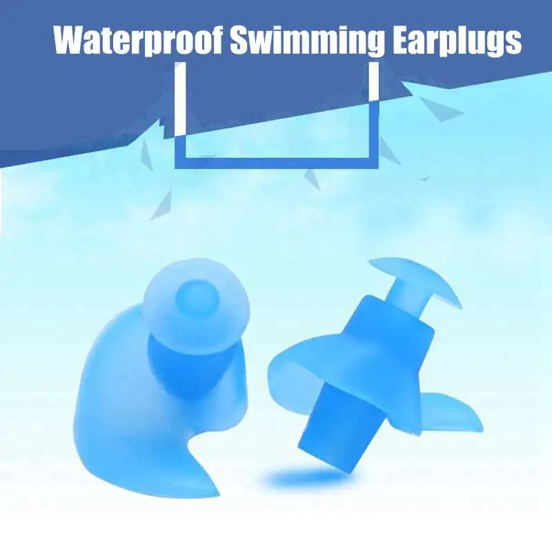 

Swimming Earplugs Waterproof Ear Plug Professional Silicone Swim Earplugs Adult Swimmers Children Diving Soft Anti-Noise