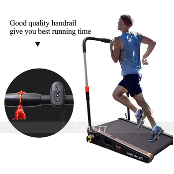 

Non-flat Treadmill Portable Mini WalkingPad Electrical Fitness Equipment with Handrail