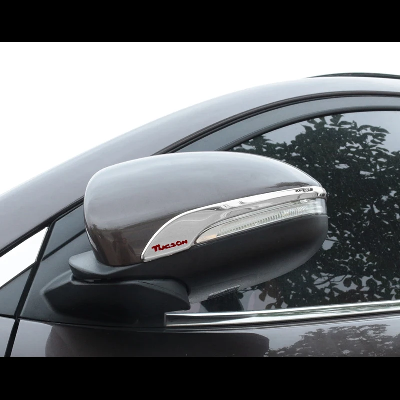 For-Hyundai-Tucson-2015-2016-2017-ABS-Chrome-Car-Rearview-mirror-decoration-strip-Cover-Trim-Car