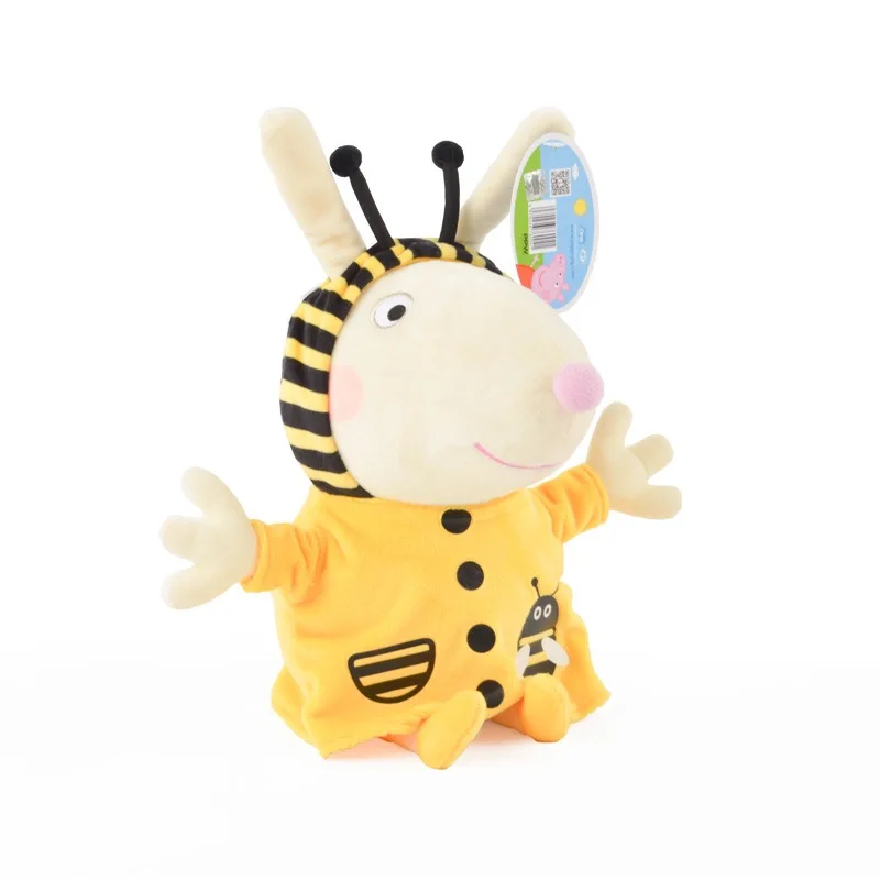 Подлинные игрушки Свинка Пеппа 30 см милый мультфильм Suzy Bee Peppa Божья коровка Георг динозавр семья милые куклы детские игрушки животные игрушки Новинка - Цвет: 11