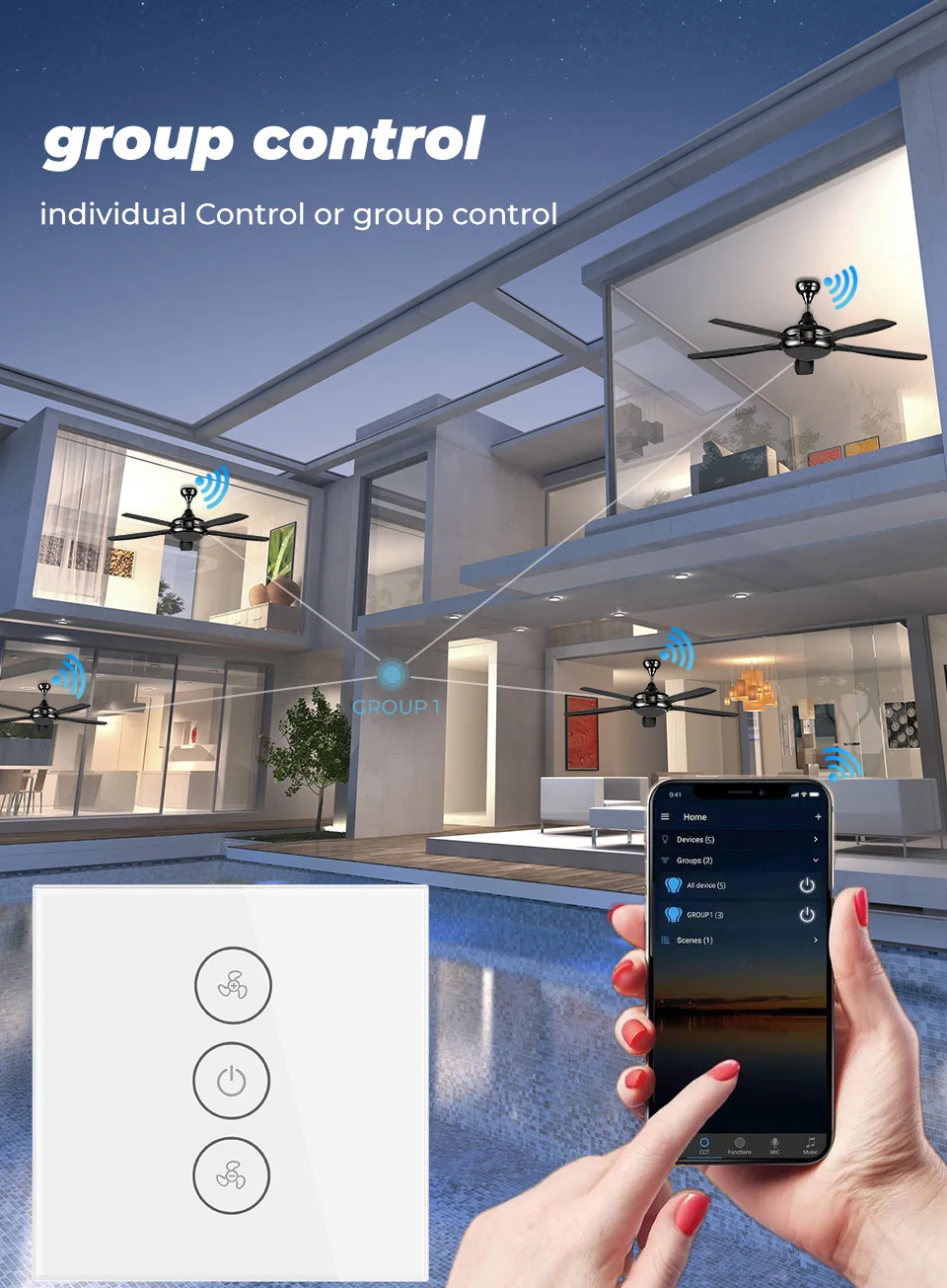 interruptores e acessórios para interruptores