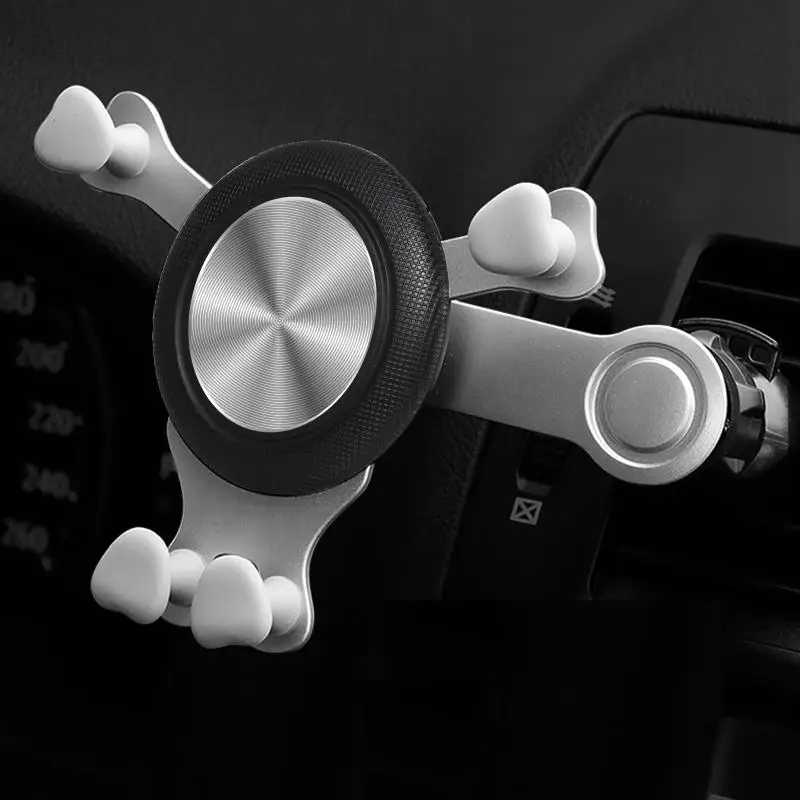 Universal Smartphone Car Air Vent Mount Holder Cradle Compatible With iPhone X/8/7/7P/6s/6P/5S, Galaxy S5/S6/S7/S8/S9 and More