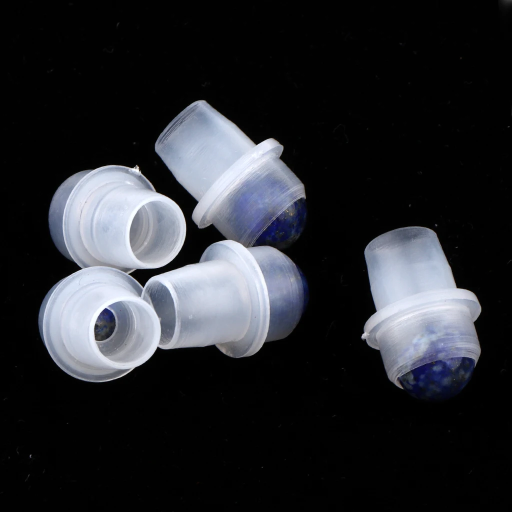 5Pcs Replacement Ball Roller Tops For Essential Oils Bottles 