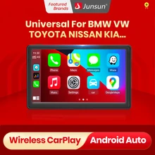 Junsun – D100 Navigation GPS de voiture avec écran tactile de 7 pouces, 256M + 8G FM, messages vocaux, Europe russie, carte mise à jour gratuite
