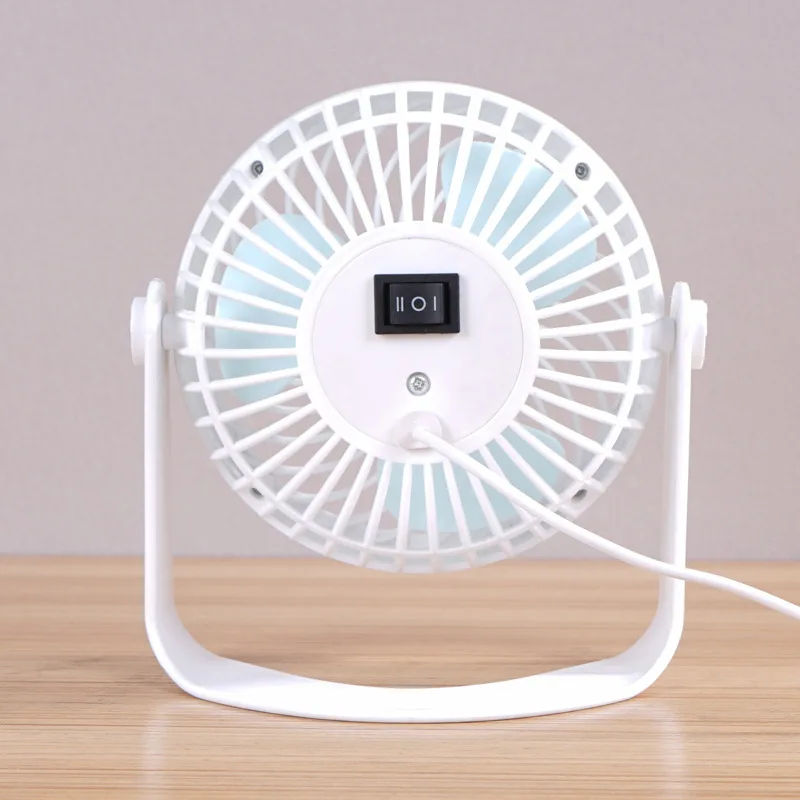 

New Style USB Fan Office Desk Surface Panel Tabletop Rechargeable Mini Small Electric Fan Creative Mute Electric Fan Household