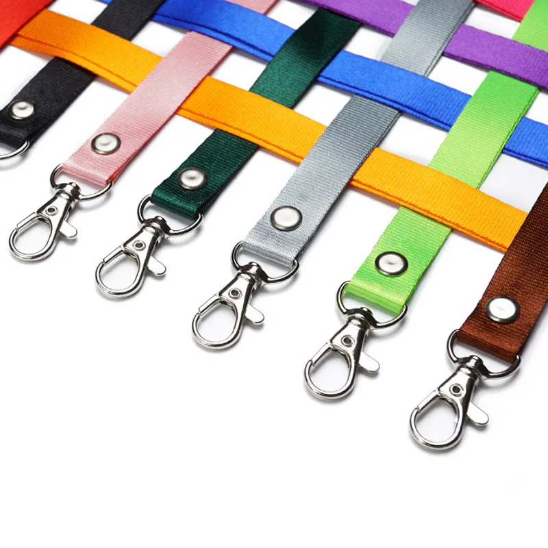 20 Pcs 사무실 카드 슬리브 세트 ID 배지 케이스 Lanyards 배지 홀더 로프 펜던트 학생 ID 카드 긴 열쇠 고리 Accessorie