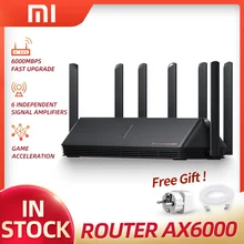 Xiaomi AX6000 AIoT routeur 6000Mbs WiFi6 VPN 512 mo CPU maille répéteur Signal externe amplificateur réseau répéteur