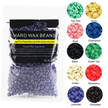 

50g/Pack Depilatory Wax Beans Solid Hard Wax Beans Unisex 4 Flavors Armpit Arm Legs Epilation Private Hair Removal