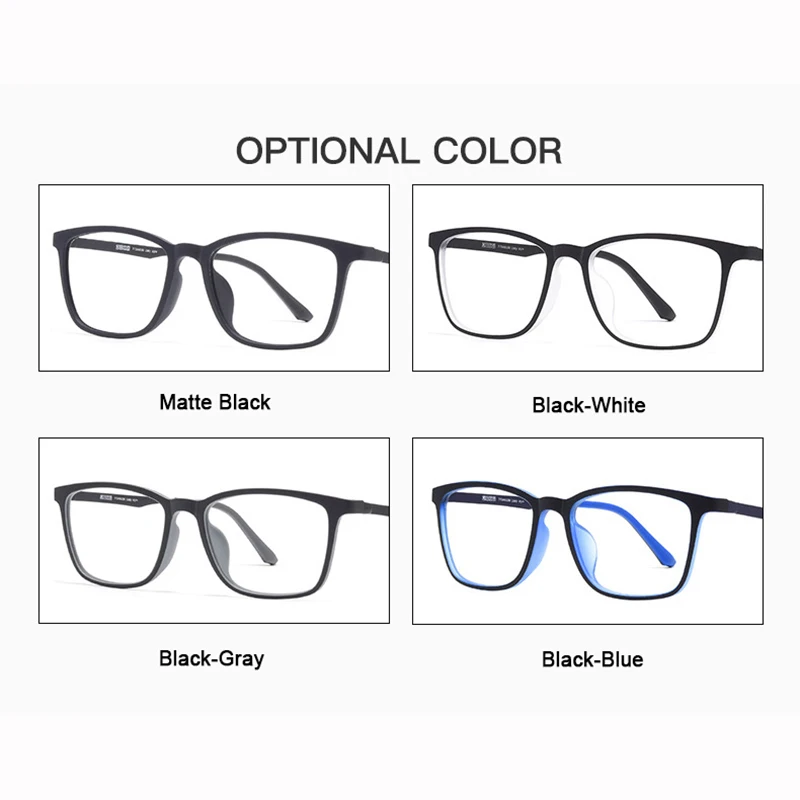 Fashion eyeglasses frame super flexible durable material rim glasses frame optical prescription eyewear 8808 eyeglasses frames eyewear frames fashion eyeglasses