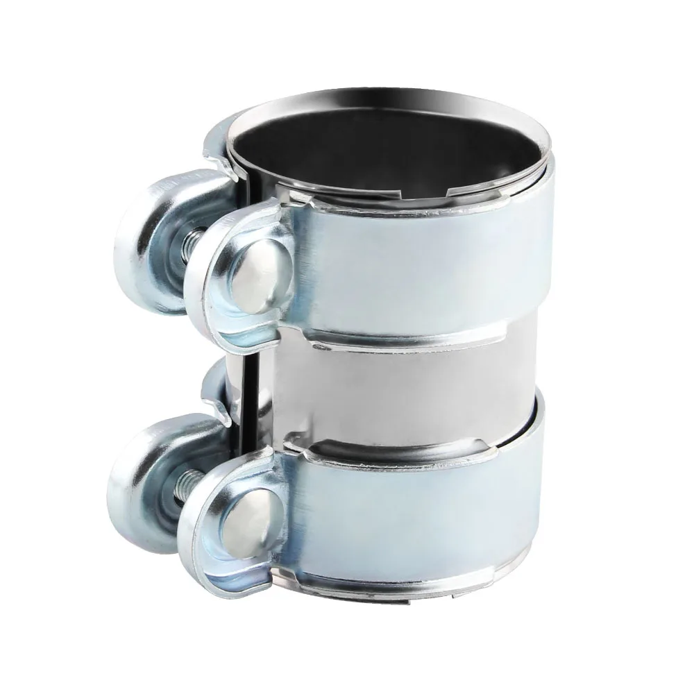 Stainless steel Exhaust Tube Pipe Joiner Sleeve Clamp Connector Exhaust Tube Pipe Connector length 95mm