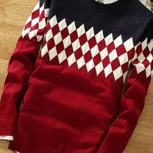 nuevo suéter casual de marca de moda de otogno jersey de cuello redondo de corte delgado para hombre suéteres y pulóver XXL