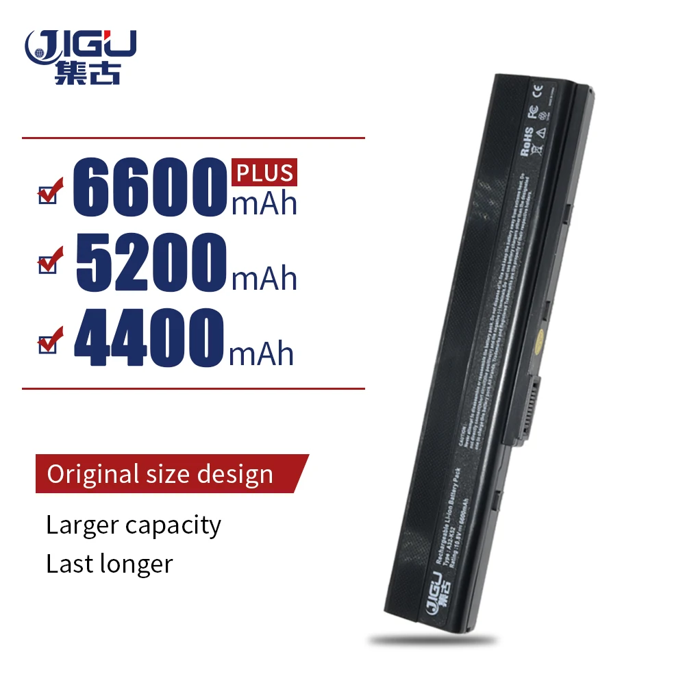 Новый аккумулятор JIGU для ноутбука ASUS K42 K52 A52 A52F A52J A31 A42JRA X52J A42DR A42J x42J K42D K62J X42F|new laptop