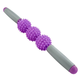 

Portable Fitness Yoga Stick Muscle Roller Stick Cellulite Massage Feet Arms Legs Thighs Hip Waist Belly Relieve Muscle Pain