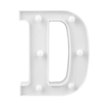 

INS hot English letter light LED symbol modeling lamp wedding digital light birthday proposal white light