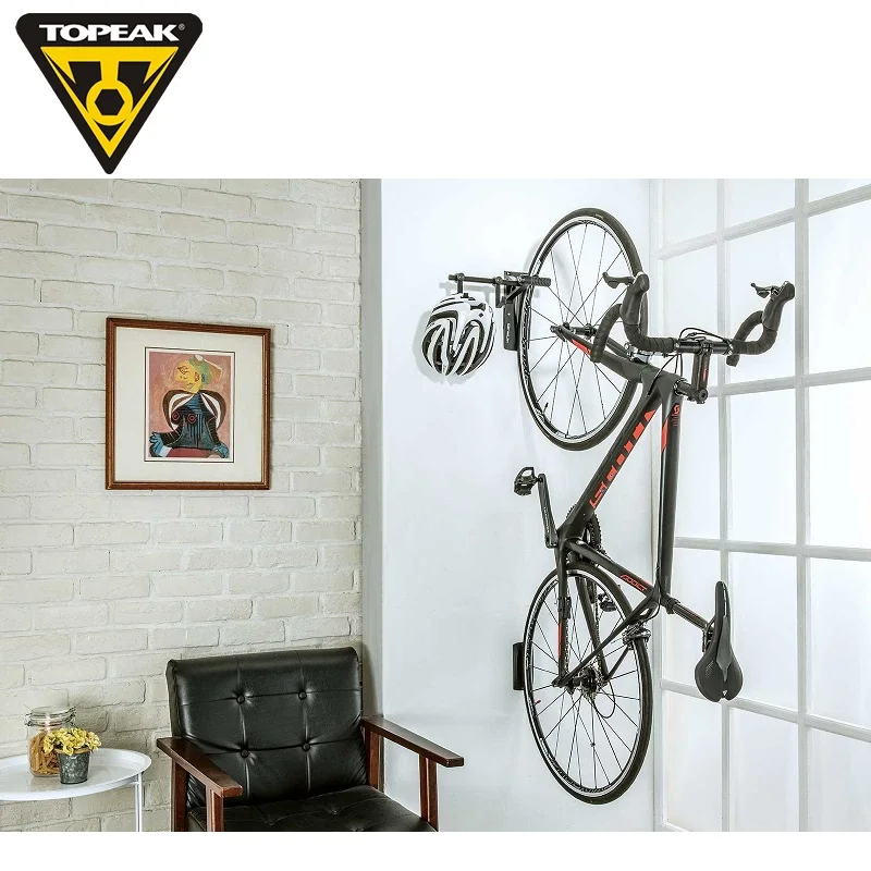 Topeak TW009 OneUp держатель для велосипеда настенный подвесной стеллаж для велосипеда MTB держатель для хранения дорожный велосипед настенный стеллаж для хранения с крючком
