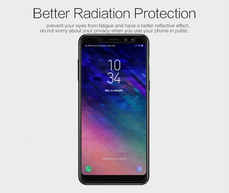 NILLKIN для samsung Galaxy A8 Защитная пленка для экрана прозрачная/матовая защитная пленка для samsung A8+ A8 Plus не стекло