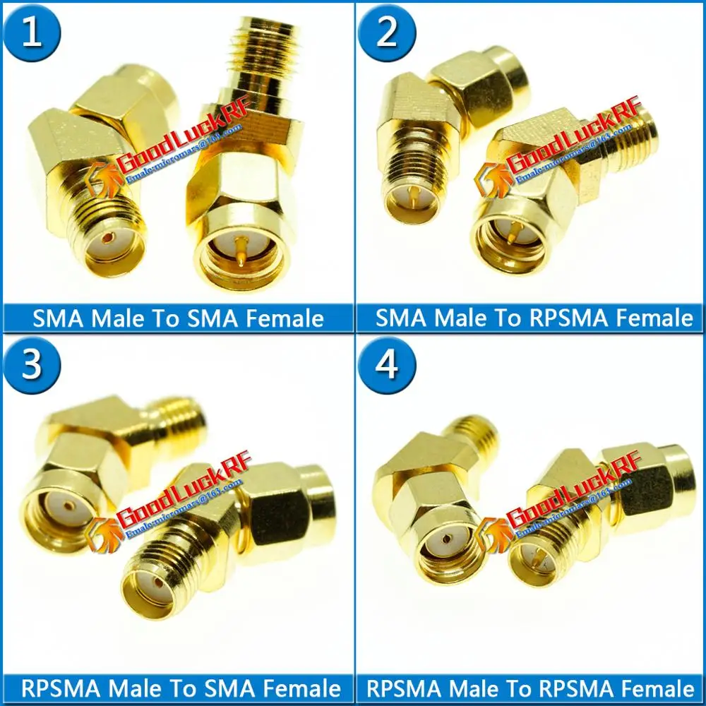 

SMA To RP SMA Cable Connector Socket SMA Male To RP SMA Male Female 45 135 Degree Oblique Angle Gold Brass Coaxial RF Adapters
