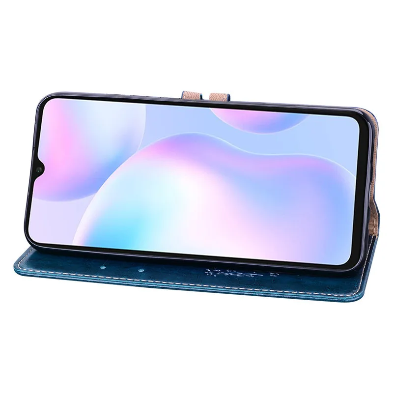 Bao da lật sang trọng chất lượng cao dành cho Xiaomi Redmi 9A Ốp lưng Redmi 9A 9 A Wallet Flip Case cho Xiaomi Redmi 9A Cover Coque