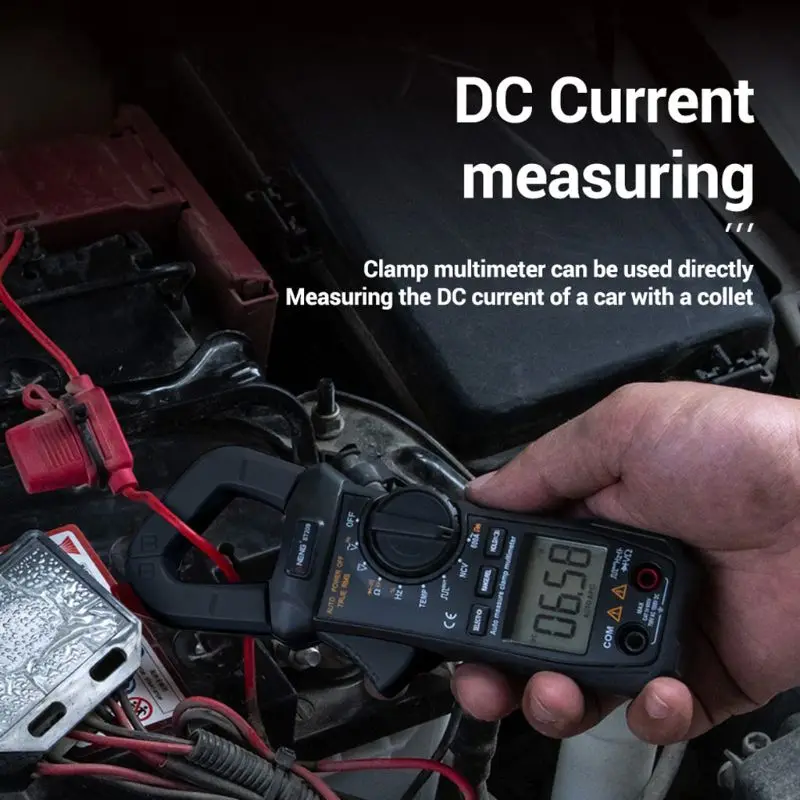 6000 отсчетов True RMS клещи Цифровой мультиметр NCV квадратная волна выходной диод