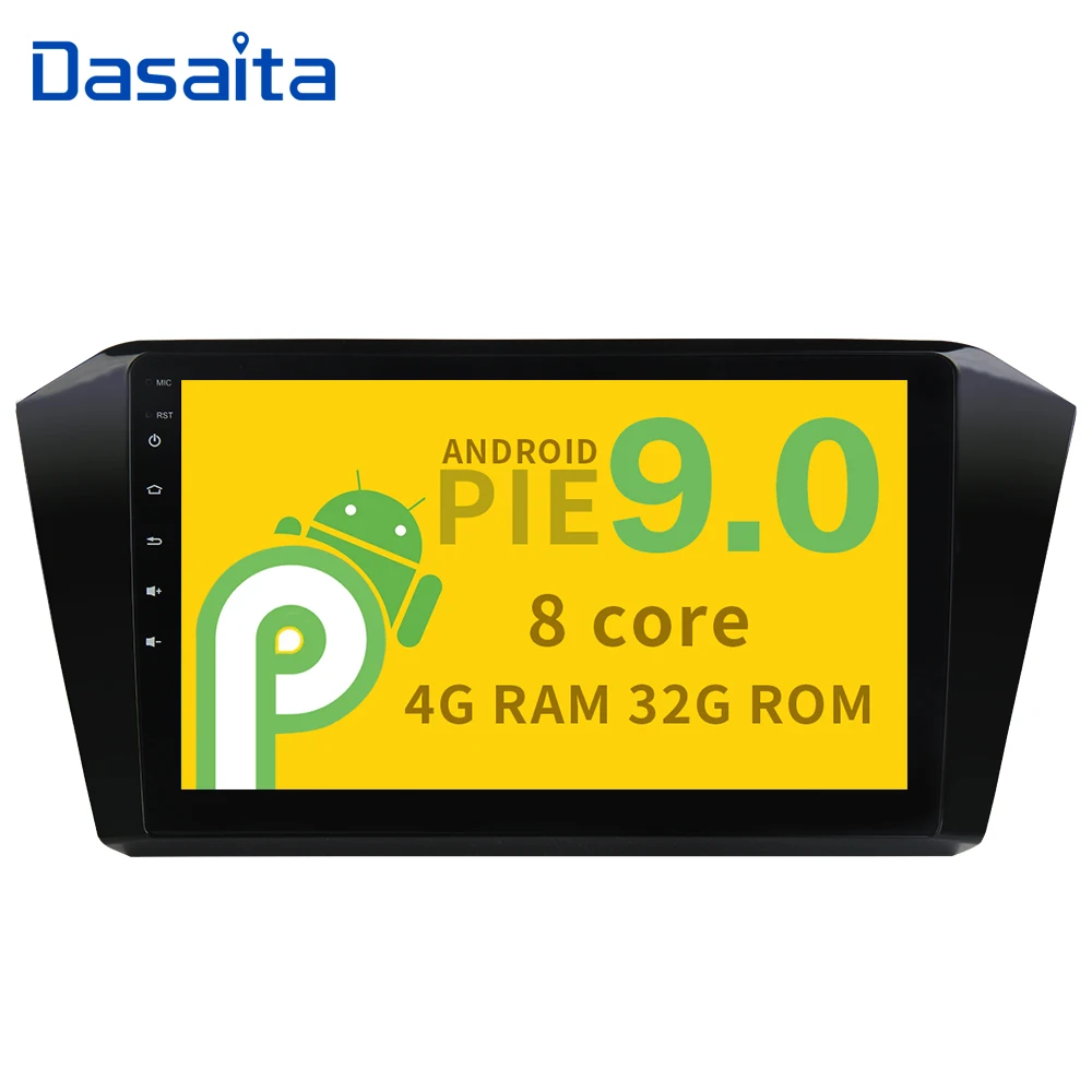 Восьмиядерный Android 9 0 DDR3 4 Гб ОЗУ + 32 ПЗУ Автомобильный GPS радио плеер для VW Passat 2017 с