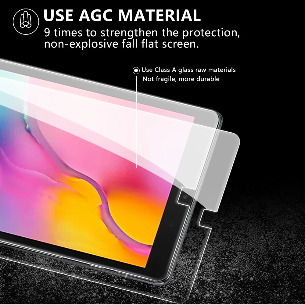Защитная пленка из закаленного стекла для Samsung Galaxy Tab A 10,1 2019 SM-T510 T510 T515 SM-T580 с защитой от царапин