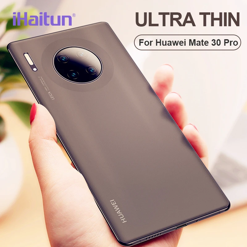 Роскошный Матовый чехол iHaitun для Huawei Mate 30 Pro ультратонкие жесткие чехлы из