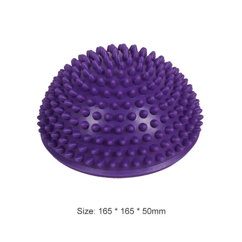 Прочные мячи для йоги, портативный тонкий дизайн, надувной мяч для йоги, упражнение, оборудование для фитнеса, тренировочный мяч для тренажерного зала - Цвет: Фиолетовый