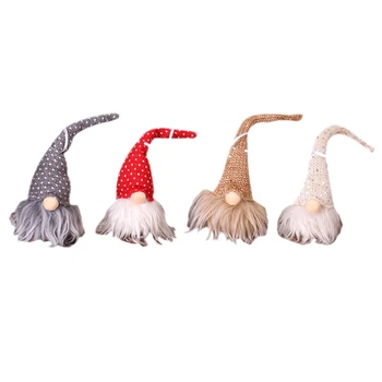 

Christmas Tree Decoration Pendant with Lights, LED Night Light Luminous Household Holiday Decoration Ornaments, 4 Pieces