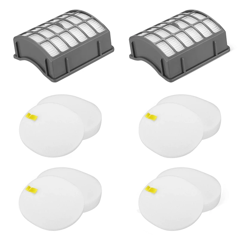 Vacuum Filter Replacement Set Compatible For Shark Navigator Professional NV70, NV71, NV80