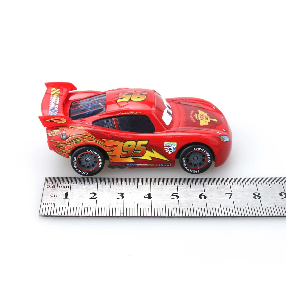 Disney Pixar Cars 2 3 Lightning 40 стиль Mcqueen Mater Jackson Storm Ramirez 1:55 литой автомобиль металлический сплав мальчик детские игрушки подарок