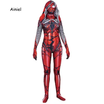 

Spider Gwen Stacy Cosplay Costume Jumpsuit Spider Suit man Zentai Spidergirl Bodysuit Holloween Costumes for Adult Kids women