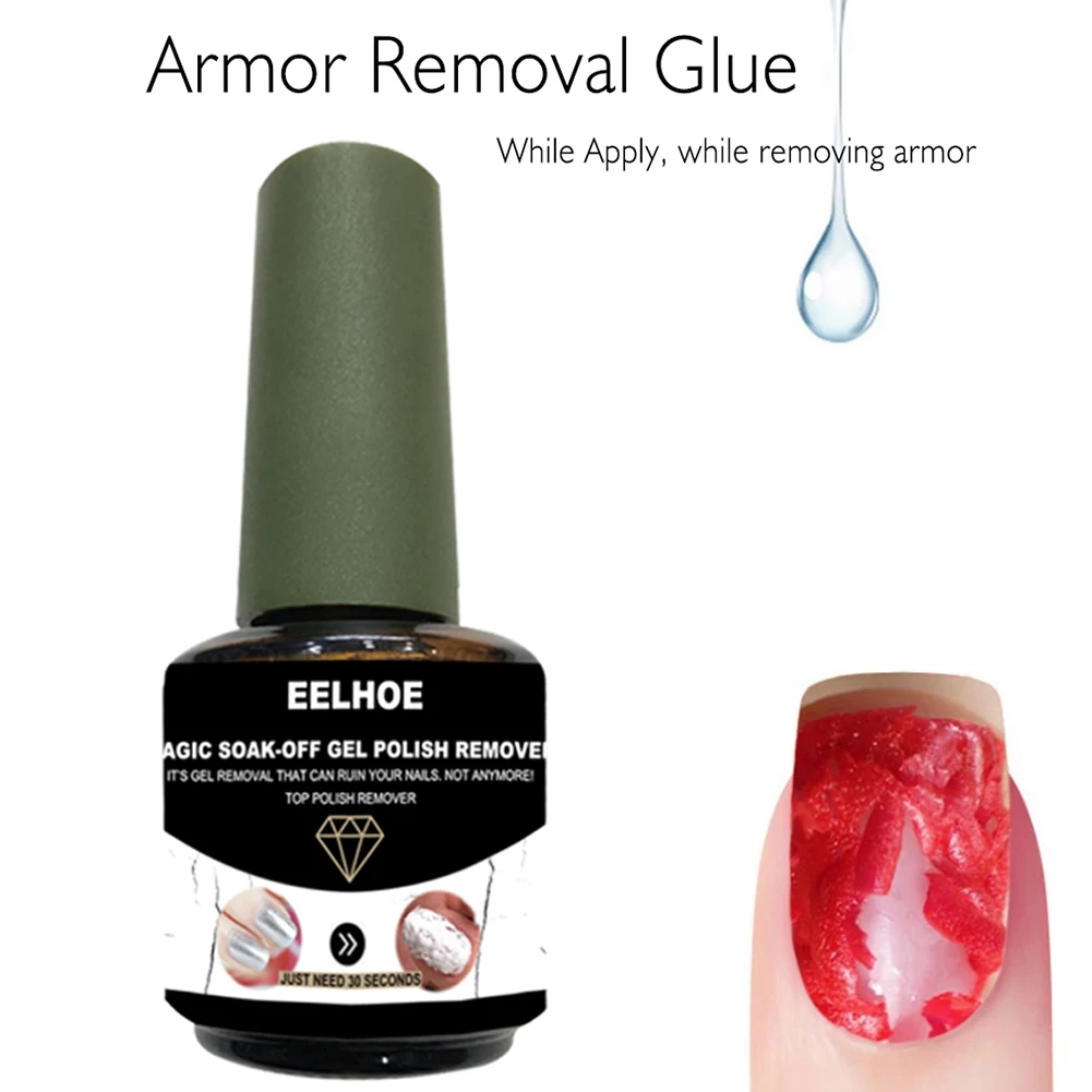 Portable Harmless Fingertips Practical Professional Soak Off Nail Polish Remover Art Sticky Residue Salon Quickly Gel Polish