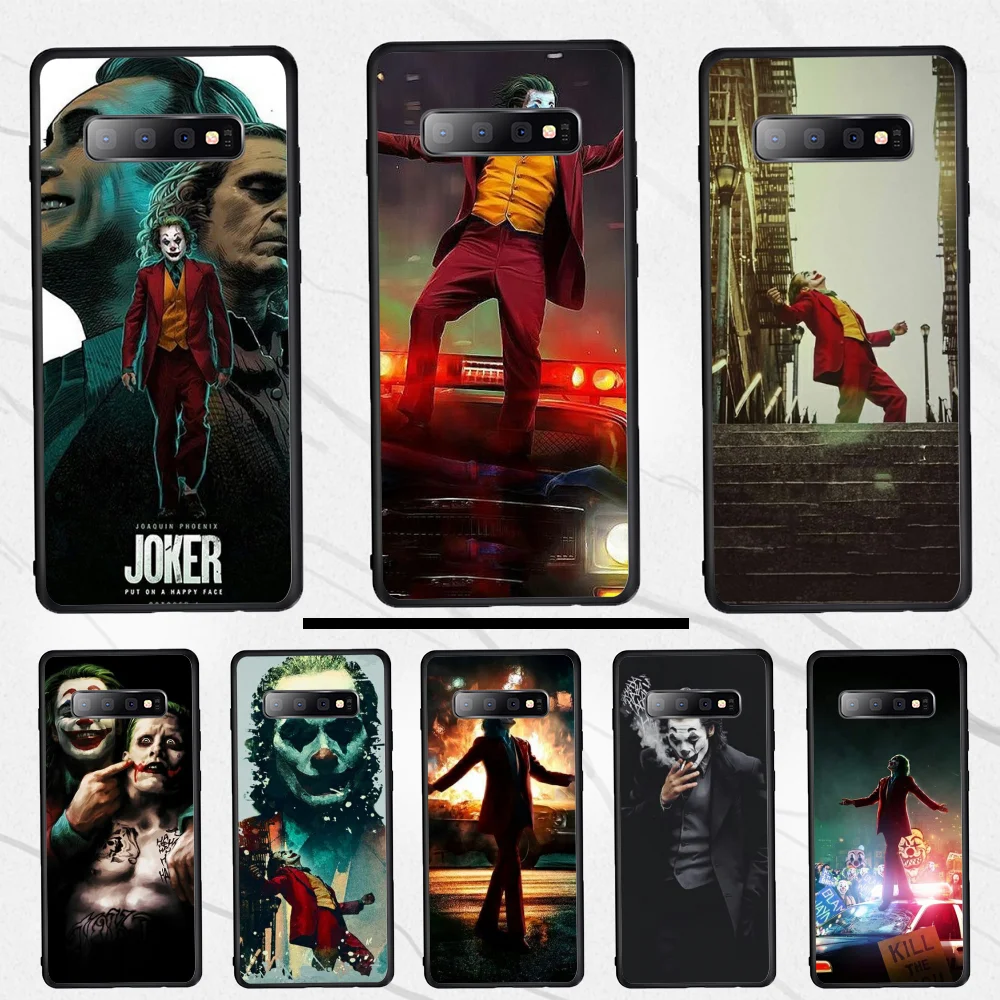 

Joker TPU Soft Silicone Phone Case Cover For Samsung S10 S10e S10Plus S9 S9Plus S8 S7 S6 edge plus