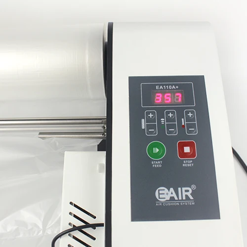 EA110 EAIR high speed air cushion machine with 13m/min which can work with 200mm void film and 400 mm bubble wrap