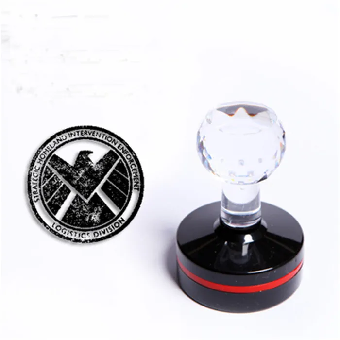Агенты shield s.h.i.e.l D. Значок штамп Самостоятельная Заправка чернилами светочувствительное уплотнение без ручки Скрапбукинг планировщик штамп косплей реквизит