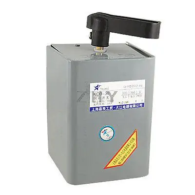 5.5KW 380V бабочка движущиеся контакты Вперед реверсивный переключатель 30A