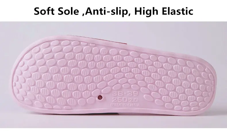 2020 Kids Parents Indoor Slippers Soft PVC Children Mum Dad Bathroom Slipper Anti-slip Boys Girls Summer Home Floor Slides SH295