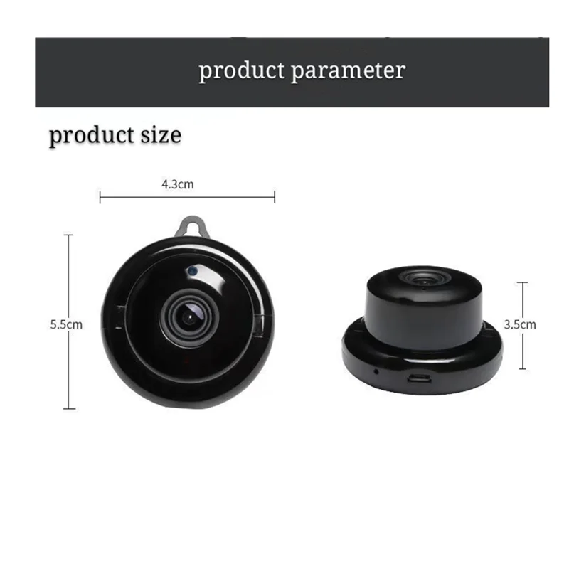 V380 Домашняя безопасность мини wifi 720p ip-камера Беспроводная маленькая cctv инфракрасная камера ночного видения с функцией обнаружения движения Слот для sd-карты аудио приложение