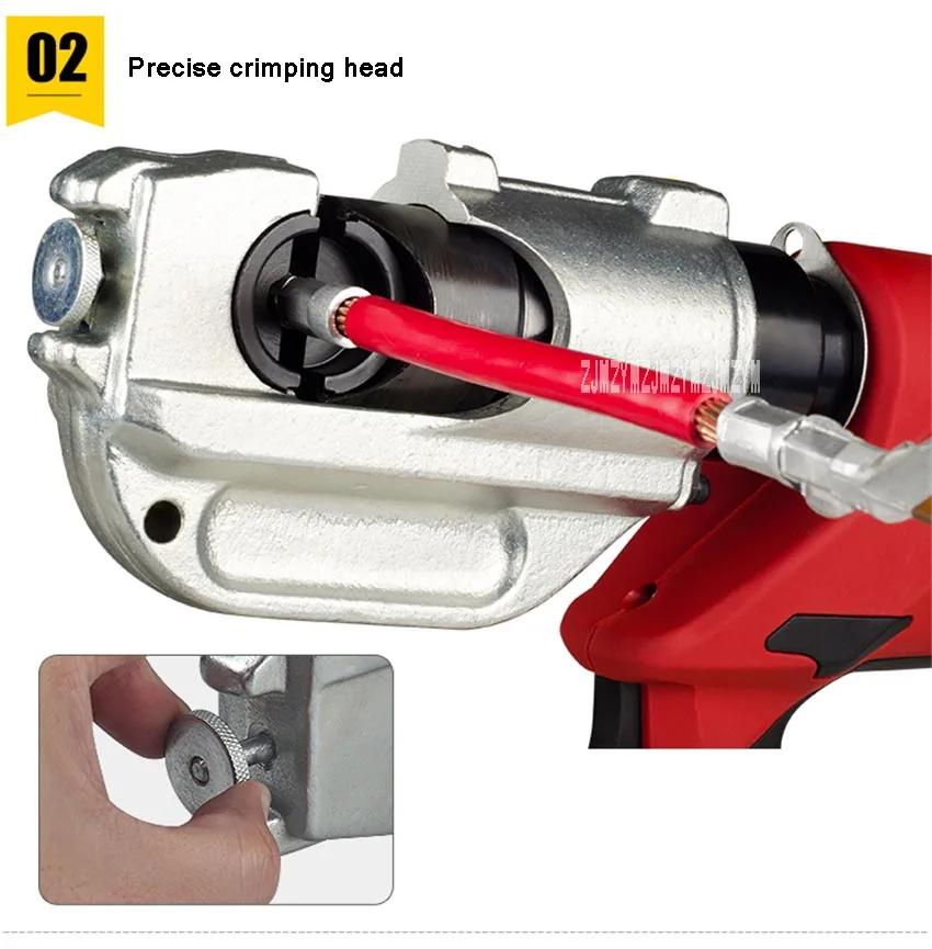 EC-400 18V Rechargeable Hydraulic Pliers Household Hydraulic Tool Electric Hydraulic Clamp Crimping Plier For Crimping 16-400mm2