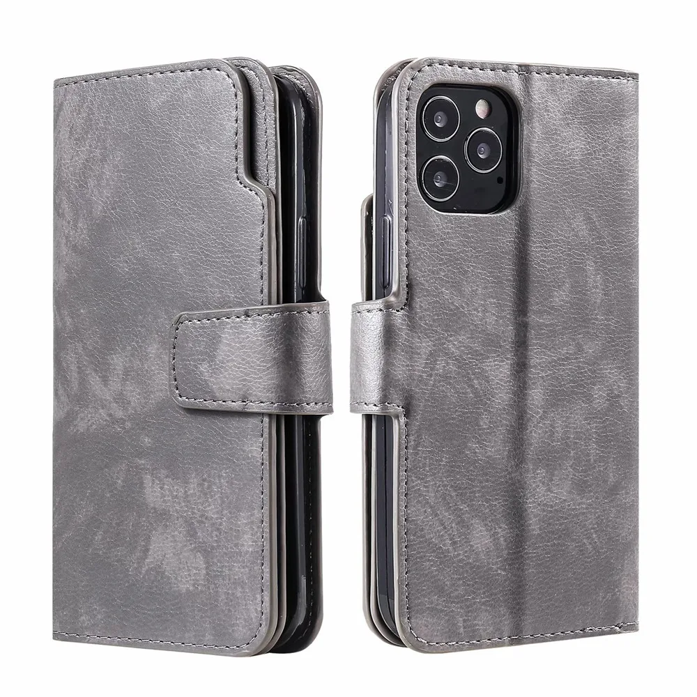 Leather Flip Wallet SE 2020 Case For iPhone 12 13 Mini 11 Pro X XS Max XR 7 8 6 6s 5 5s Plus Magnetic Card Slot Phone Bags Cover iphone 13 pro max case leather