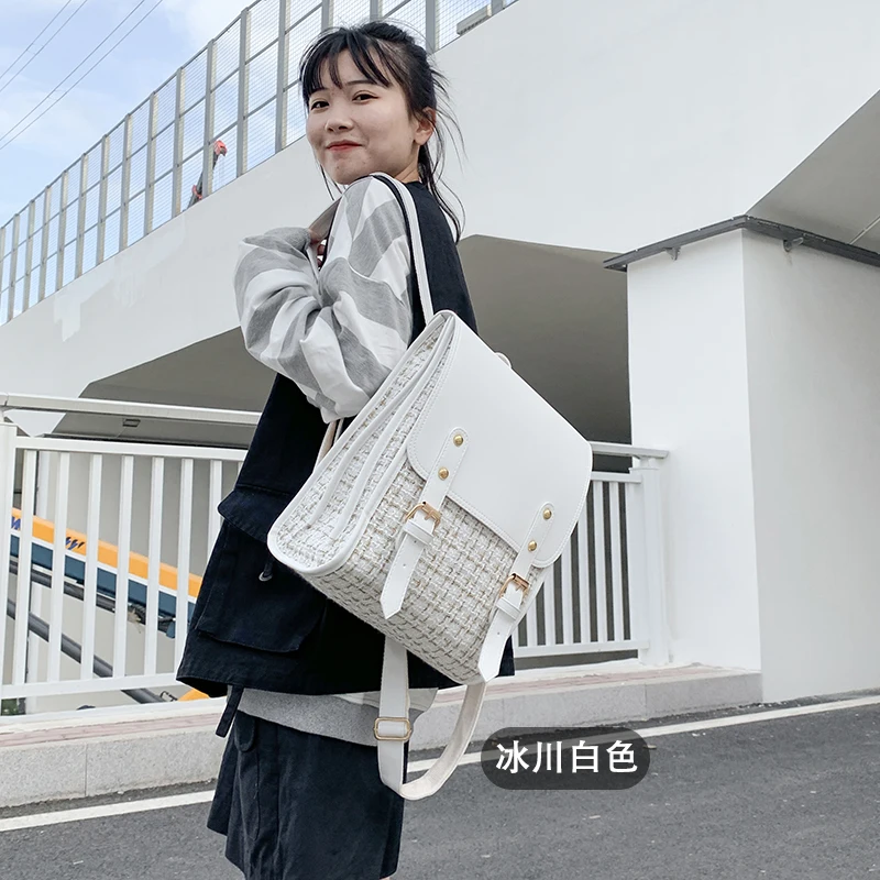 Schoolbag Girl's Backpack Big Black Mini School Bag High Child