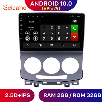 

Seicane Android 10.0 4-Core GPS Navigation Radio for 2005-2008 2009 2010 Old Mazda 5 Car Multimedia Player support Mirror Link