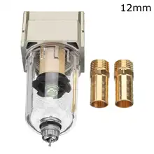  6mm/8mm/10mm/12mm Universal Engine Oil Catch Tank Reservoir Can Filter Gas Separator Replacement with 2 Connector Tube 