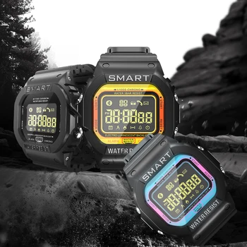 

New men's square smart watch outdoor sports waterproof phone information reminder step counter multi-function long standby
