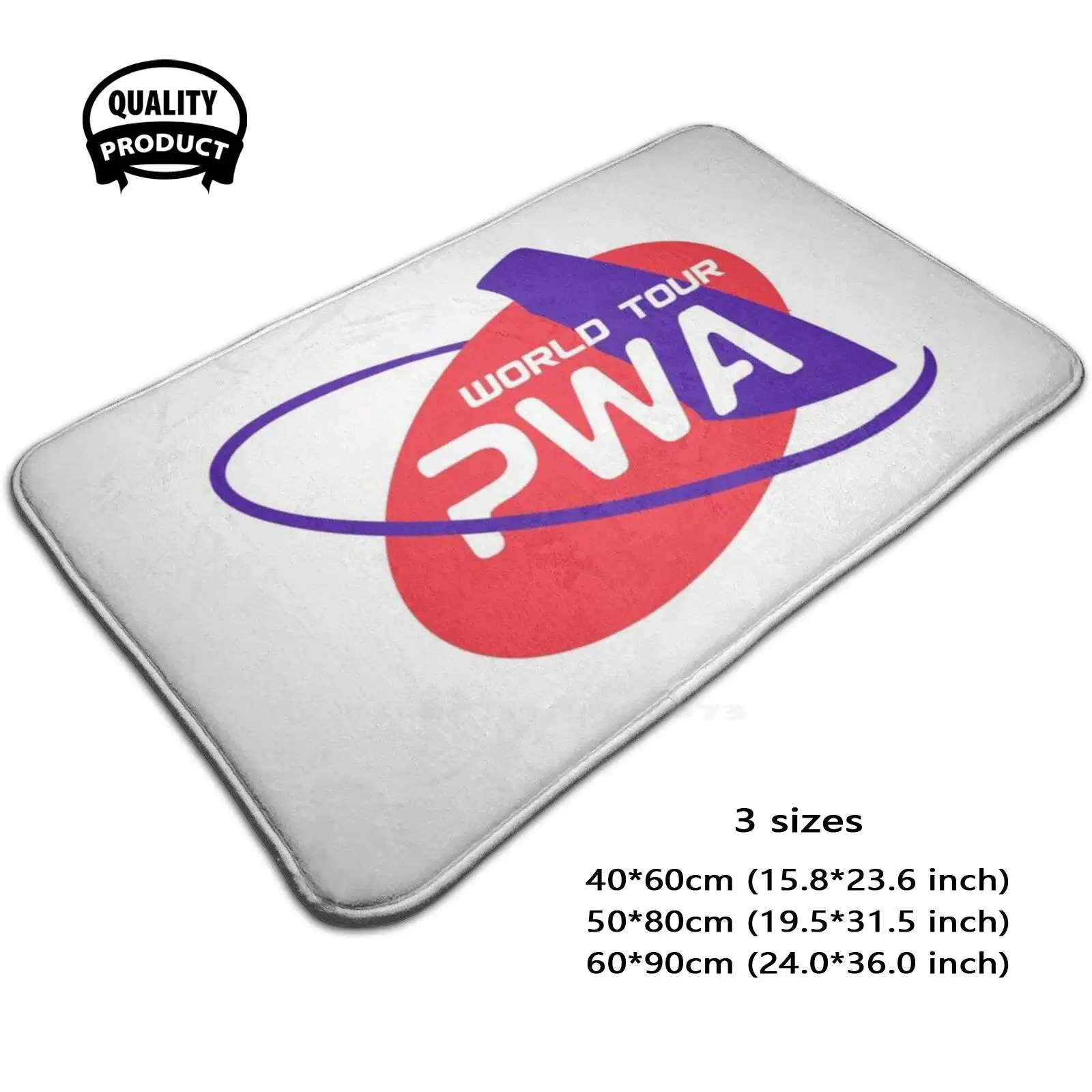 Pwa Windsurf Door Mat Foot Pad Home Rug Professional Windsurfer Board Windsurf Association Professional Association Windsurf