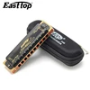 Easttop T008K 10 Hole Diatonic Blues Harmonica Armonicas Mouth Ogan Woodwind Musical Instrument Melodica ► Photo 2/6