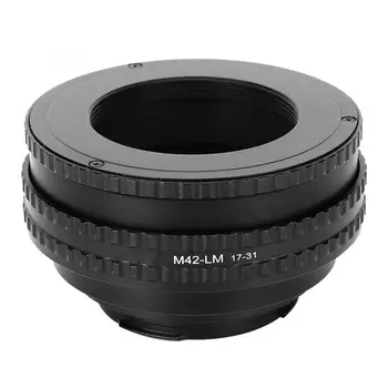 

M42-LM 17-31mm Aluminium Alloy Black Focusing Tube Adapter Ring for M42 mount lens to fit for LM Mount Camera Body